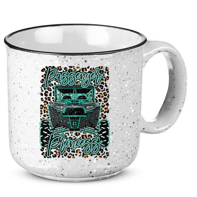 Leopard Rzr Passenger Princess Offroad Mud Up SXS Adventure  15oz Campfire Ceramic Mug