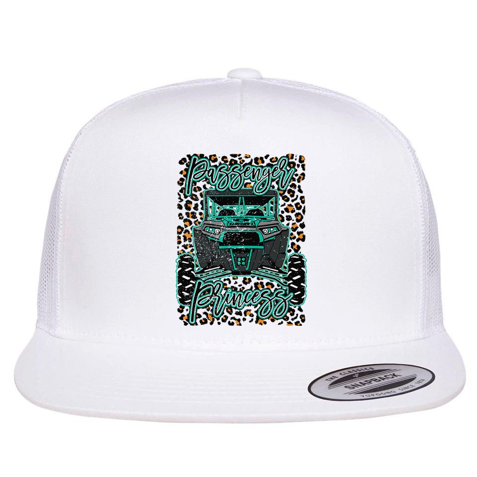 Leopard Rzr Passenger Princess Offroad Mud Up SXS Adventure  Flat Bill Trucker Hat