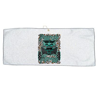 Leopard Rzr Passenger Princess Offroad Mud Up SXS Adventure  Large Microfiber Waffle Golf Towel