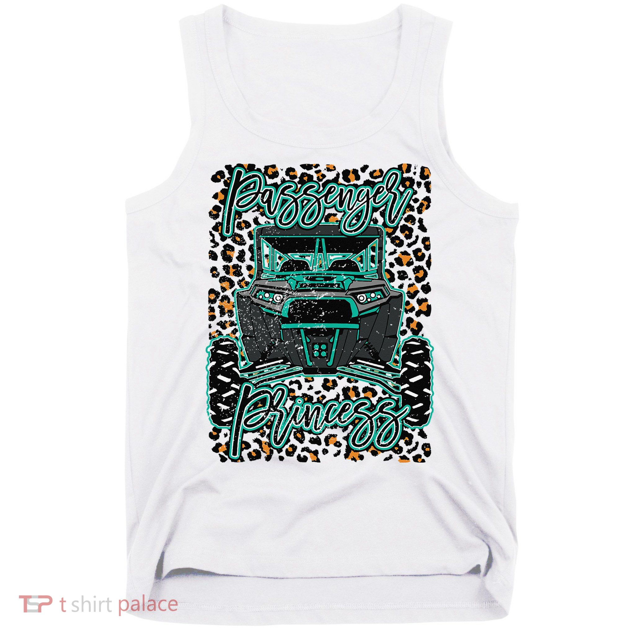 Leopard Rzr Passenger Princess Offroad Mud Up SXS Adventure  Tank Top