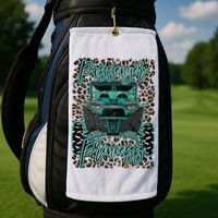 Leopard Rzr Passenger Princess Offroad Mud Up SXS Adventure  Golf Towel