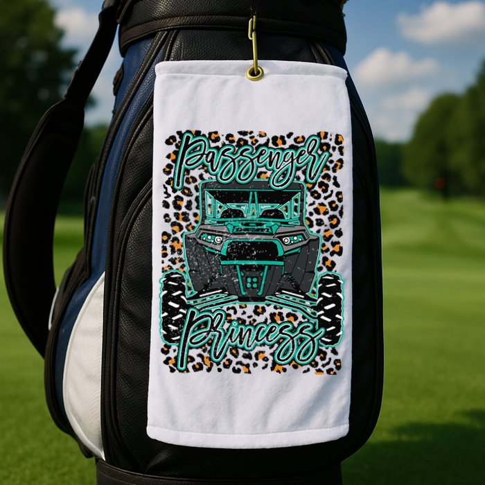 Leopard Rzr Passenger Princess Offroad Mud Up SXS Adventure  Golf Towel