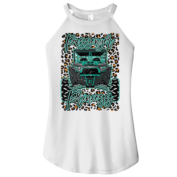 Leopard Rzr Passenger Princess Offroad Mud Up SXS Adventure  Women's Perfect Tri Rocker Tank