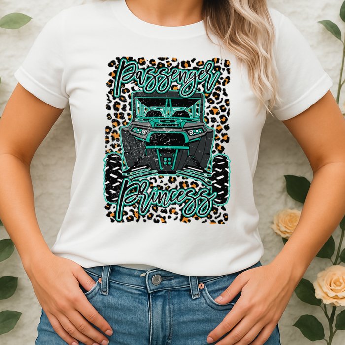 Leopard Rzr Passenger Princess Offroad Mud Up SXS Adventure  Womens T-Shirt