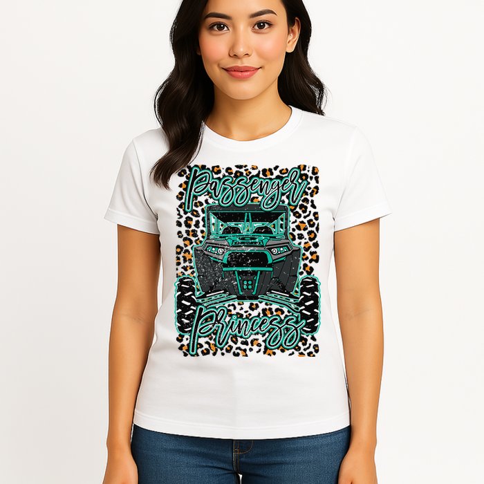 Leopard Rzr Passenger Princess Offroad Mud Up SXS Adventure  Womens T-Shirt