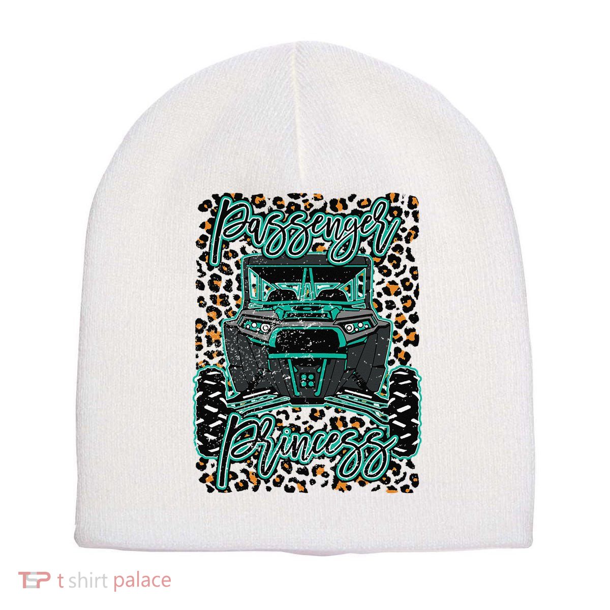Leopard Rzr Passenger Princess Offroad Mud Up SXS Adventure  Short Acrylic Beanie