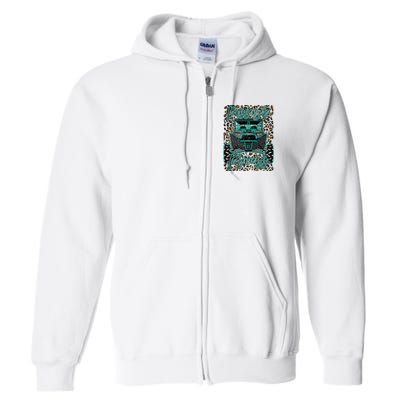 Leopard Rzr Passenger Princess Offroad Mud Up SXS Adventure  Full Zip Hoodie