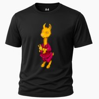 Llama Red Pajama Cooling Performance Crew T-Shirt