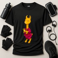 Llama Red Pajama Cooling Performance Crew T-Shirt