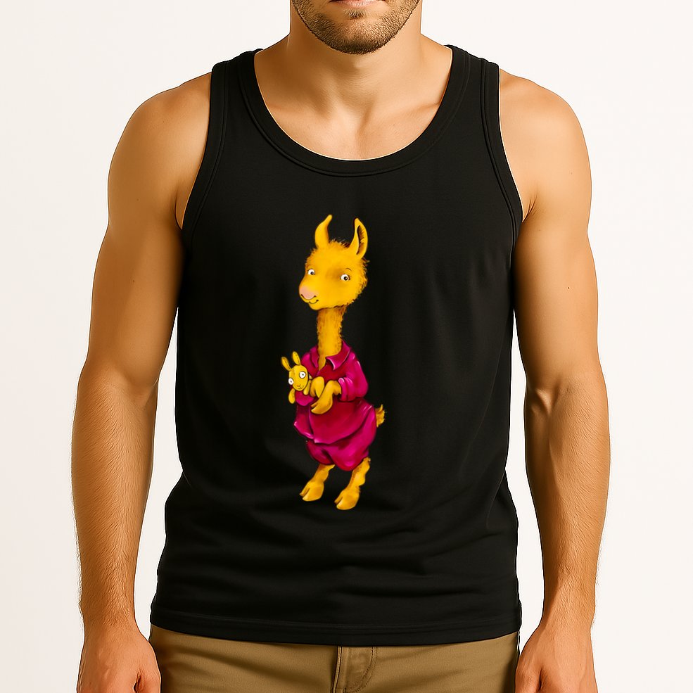 Llama Red Pajama Tank Top
