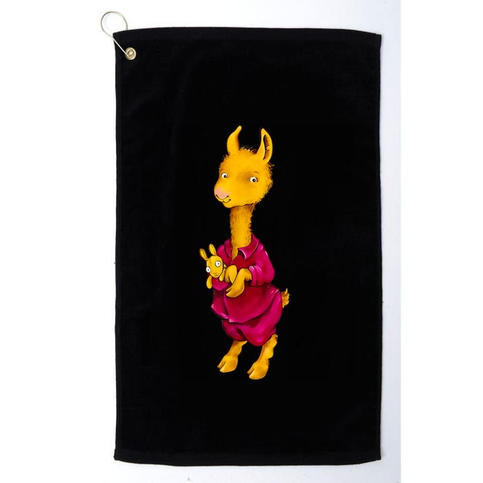 Llama Red Pajama Golf Towel