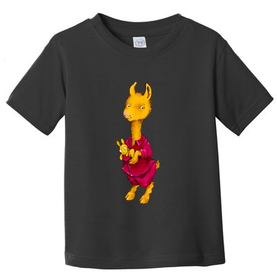 Llama Red Pajama Toddler T-Shirt