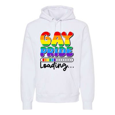 LGBT Retro Pride T Design Premium Hoodie