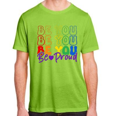 LGBT Retro Pride T Design Adult ChromaSoft Performance T-Shirt