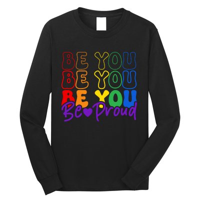 LGBT Retro Pride T Design Long Sleeve Shirt