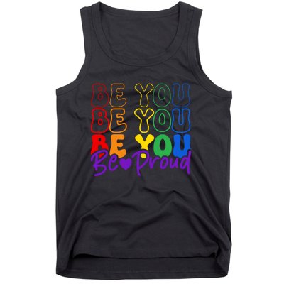 LGBT Retro Pride T Design Tank Top