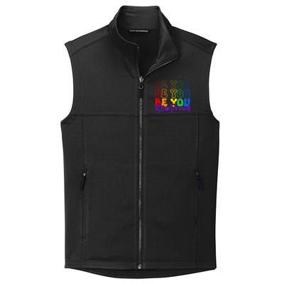 LGBT Retro Pride T Design Collective Smooth Fleece Vest