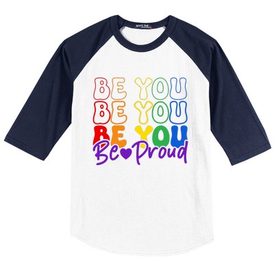 LGBT Retro Pride T Design Baseball Sleeve Shirt