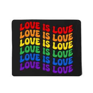 LGBT Retro Pride T Design Mousepad