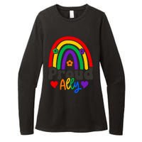 LGBT Retro Pride T Design Womens CVC Long Sleeve Shirt