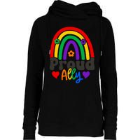 LGBT Retro Pride T Design Womens Funnel Neck Pullover Hood