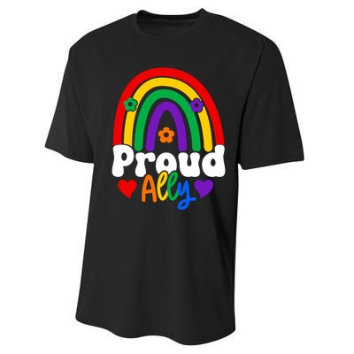 LGBT Retro Pride T Design Performance Sprint T-Shirt