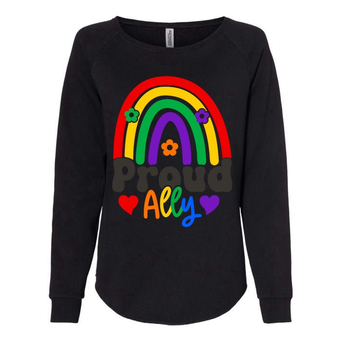 LGBT Retro Pride T Design Womens California Wash Sweatshirt