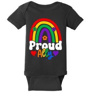 LGBT Retro Pride T Design Baby Bodysuit