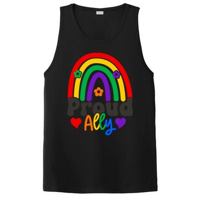 LGBT Retro Pride T Design PosiCharge Competitor Tank