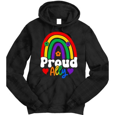 LGBT Retro Pride T Design Tie Dye Hoodie