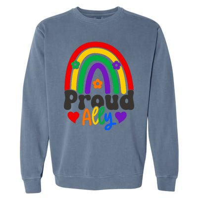 LGBT Retro Pride T Design Garment-Dyed Sweatshirt