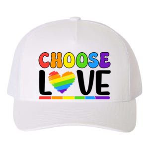 LGBT Retro Pride T Design Yupoong Adult 5-Panel Trucker Hat