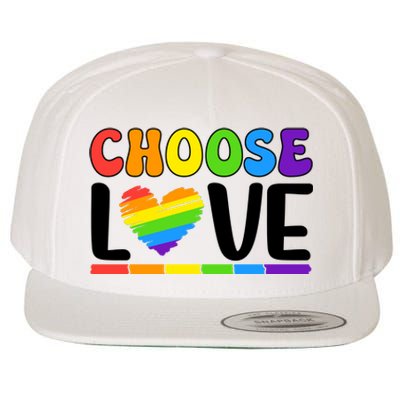 LGBT Retro Pride T Design Wool Snapback Cap