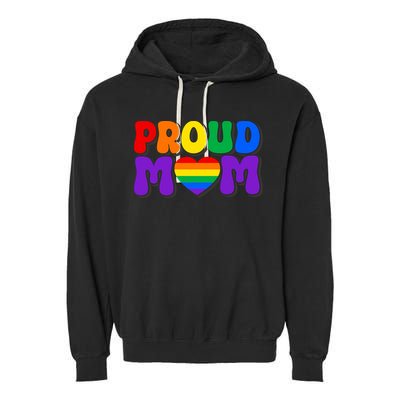 LGBT Retro Pride T Design Garment-Dyed Fleece Hoodie