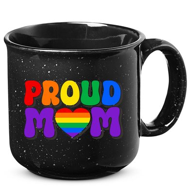 LGBT Retro Pride T Design 15oz Campfire Ceramic Mug