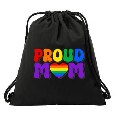 LGBT Retro Pride T Design Drawstring Bag