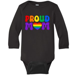 LGBT Retro Pride T Design Baby Long Sleeve Bodysuit