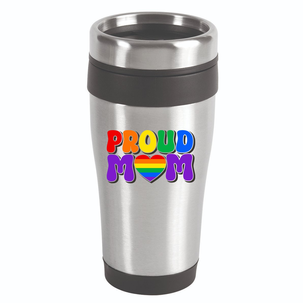 LGBT Retro Pride T Design 16oz Travel Tumbler