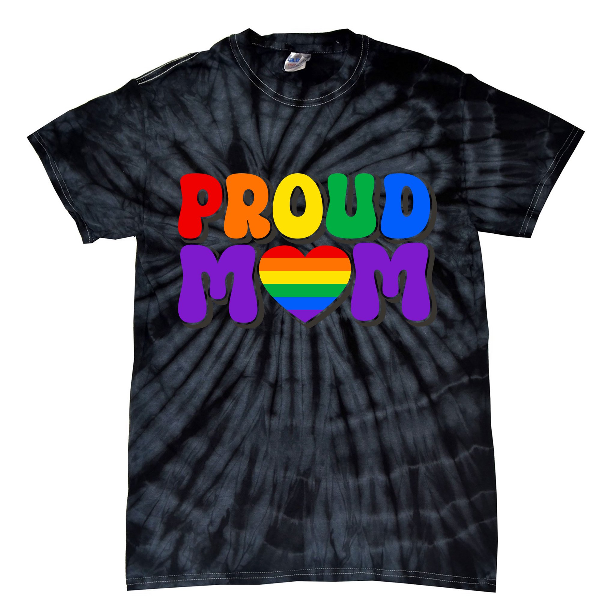 LGBT Retro Pride T Design Tie-Dye T-Shirt