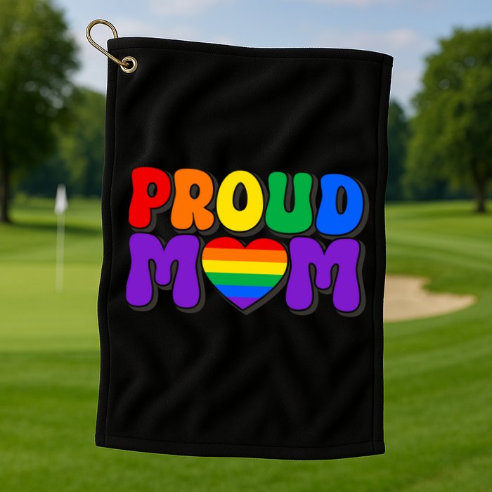LGBT Retro Pride T Design Golf Towel
