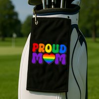 LGBT Retro Pride T Design Golf Towel