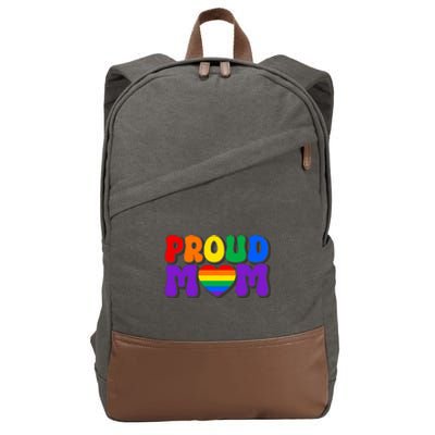 LGBT Retro Pride T Design Cotton Canvas Backpack