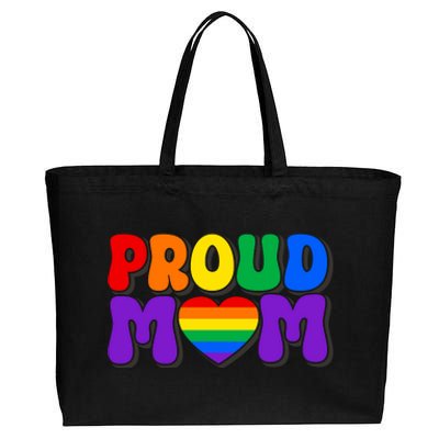 LGBT Retro Pride T Design Cotton Canvas Jumbo Tote