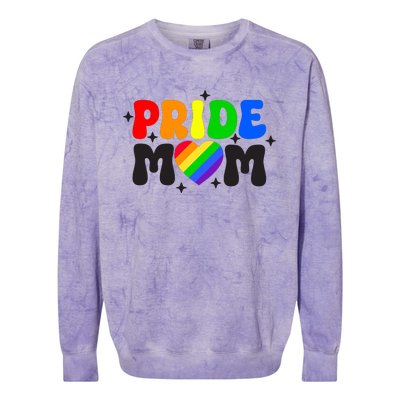 LGBT Retro Pride T Design Colorblast Crewneck Sweatshirt