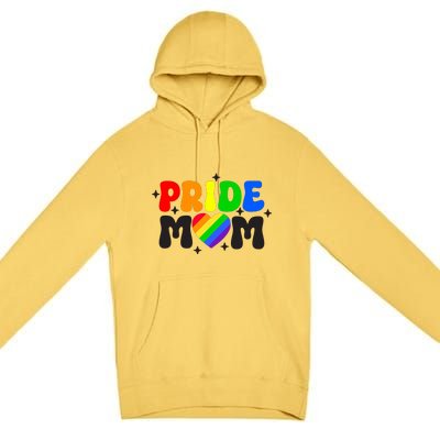 LGBT Retro Pride T Design Premium Pullover Hoodie