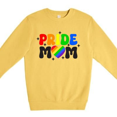 LGBT Retro Pride T Design Premium Crewneck Sweatshirt