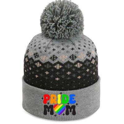 LGBT Retro Pride T Design The Baniff Cuffed Pom Beanie