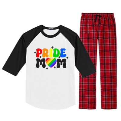 LGBT Retro Pride T Design Raglan Sleeve Pajama Set