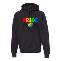 LGBT Retro Pride T Design Premium Hoodie