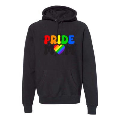 LGBT Retro Pride T Design Premium Hoodie